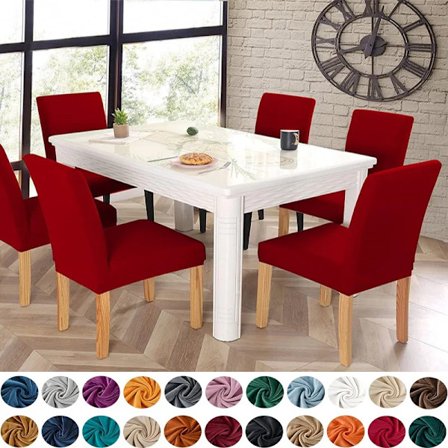 Elastic Cover For Chair Universal Size Cheap Chair Cover Removable Washable House Seat Living Room Chairs Covers Home Dining