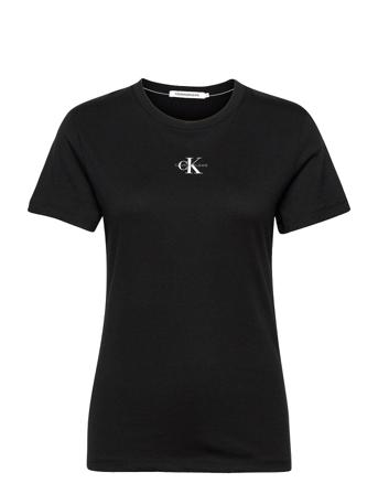 Micro Monogram Ss Tee Black Calvin Klein Jeans