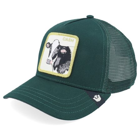 Goorin - Grønn trucker Caps - Cash Cow Grit Guard A-Frame Trucker @ Hatstore