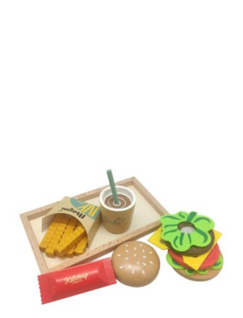 Burger Menu Set Patterned Magni Toys