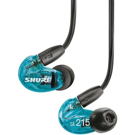 Shure SE215 Hörlurar med sladd Blå