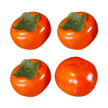 Simulert kaki-frukt for butikkutstilling, hjemmefestdekorasjon og fotografering