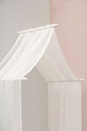 Hasta - Sänkykatos Skimra - Valkoinen - Verhotarvikkeet - 270 - - Homeroom