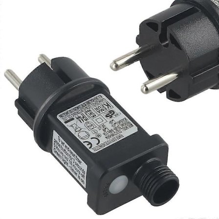 31V 6W Strømadapter, IP44, for juletrelys [D]