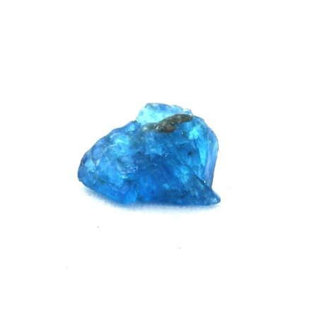 Kivet ja mineraalit. Neonsininen apatiitti. 1,85 ct. Betroka, Anosy, Madagaskar.