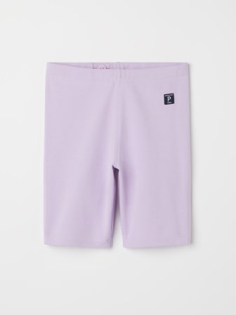 Polarn O. Pyret - Solid color cycling shorts - 116 - Childrenswear - purple