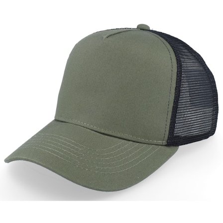 Beechfield - Grün Trucker Cap - Kids Olive Green/Black Trucker @ Hatstore