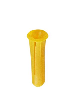 Thuresson Fastening 13852 Plastplugg for montering i plate/betong BRUN 8 x 40 mm, 10-pakning, Innfesting