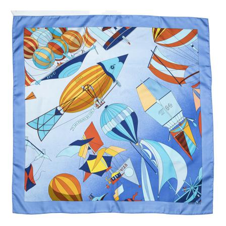 Hermès Vintage, Pre-owned Scarf Blauw, Dames, Maat:ONE Size