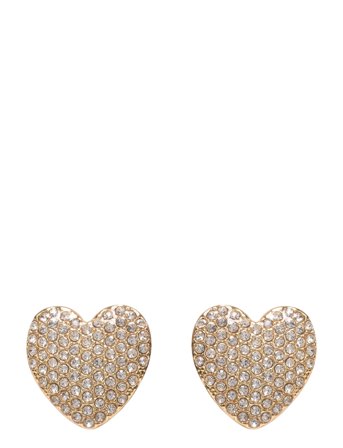 Pilgrim Dune Heart Earrings Gold-Plated - Gold - ONE SIZE