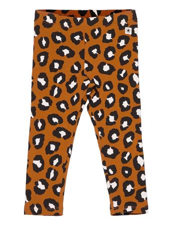 Leggings Leo Aop Brusched Insi Brown Lindex
