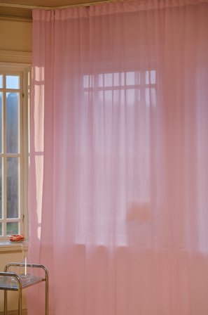 Jotex - Gardin Med Multifunksjonsbånd 1-lengde Ekstra Bred Rosa - LAYER - Kjøp Multifunksjonsgardiner hos Jotex