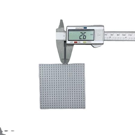 25 stk. Mesh Plastlærred Ark Krydssting Syning Plastlærred Ark Hvid 8CM White 8CM