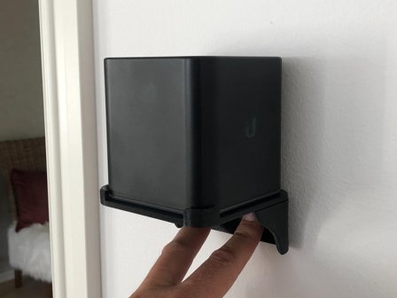 WINTHER airCube series wall-mount 3D printed black plastic