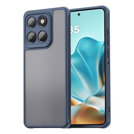 SKALO Motorola Edge 60 Color Bumper Frosted Cover - Blå