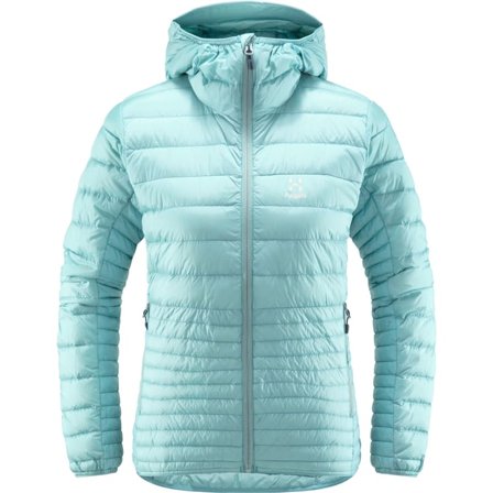 Haglöfs Micro Nordic Down Hood Women Women middle-layer down jackets Blue M