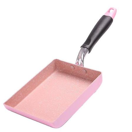 13x18cm japansk Tamagoyaki Stekepanne Magnetisk Komfyr Stekepanne (rosa)