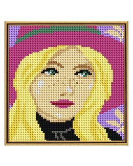 Stickpackung Bild Frau