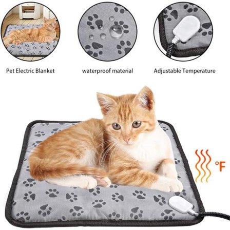 Lämmitetty lemmikkialusta sähköpeitto lemmikeille, 45*45
