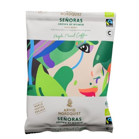 ARVID NORDQUIST Kaffe Señoras mörkrost 48x125g - Lyreco - Kök och servering - Kaffe och te - Portionsförpackat