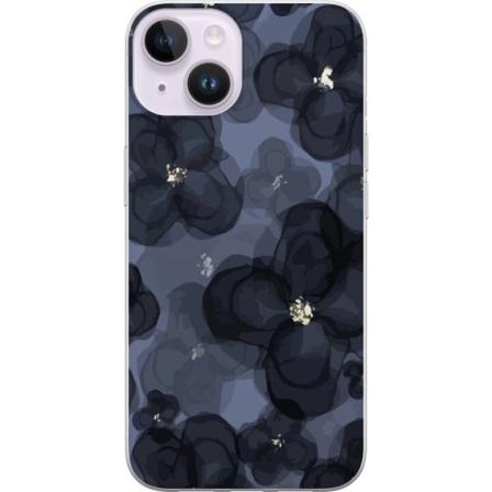 Apple iPhone 15 Gjennomsiktig deksel Blomsterfelt