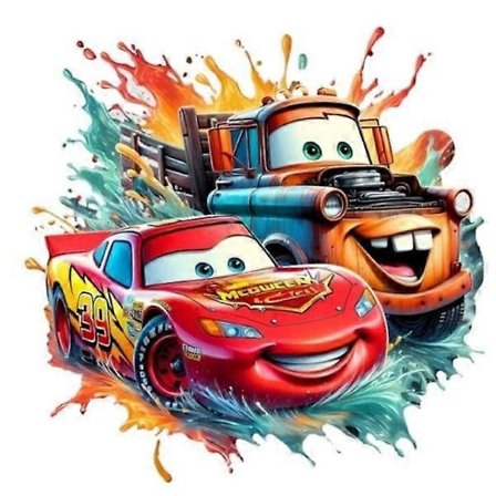 Barnerom Biler Plakat 40x50 cm