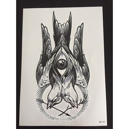 Tillfällig Tatuering 21 x 15cm - Bird Eye