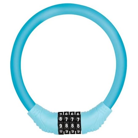 Mountainbike-Lås med Kod, Elektrisk Cykel Scooter Universal Ringlås Bärbar Cykellås, Blå