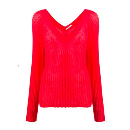 Helmut Lang, Sweater Czerwony, Kobieta, Rozmiar: S