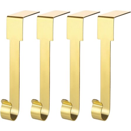 4-pak julesokkeholdere, metalkroge til ophængning af julesokker, sokkeholdere til kaminhylde til juledekorationer