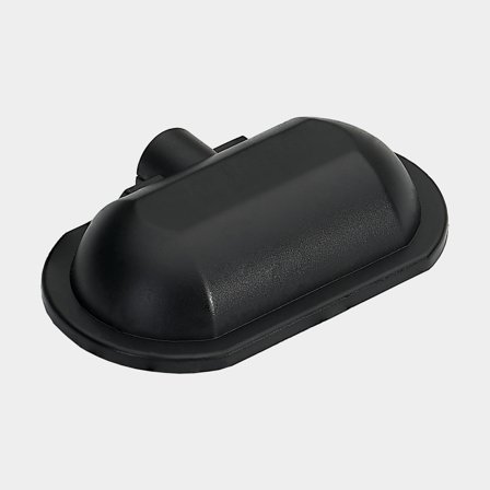 Cable box for solar panels NDS PST-2, one inlet, plastic, black