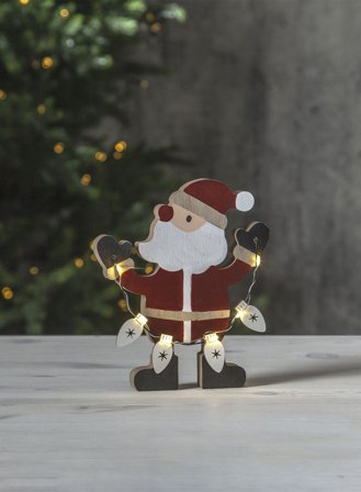 Billy borddekorasjon H17 - julenisse