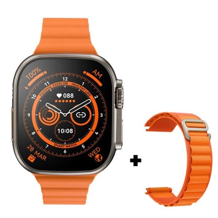 49mm til Apple Watch Ultra 8 Smartwatch Smart Watch Mænd Kvinder Serie NFC Bluetooth Opkald Trådløs Opladning Fitness Vandtæt Ur