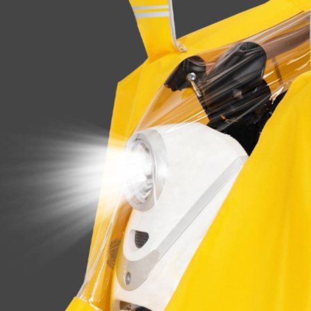 Cykelregn Poncho med reflekterende stribe, cykel, motorcykel, scooter