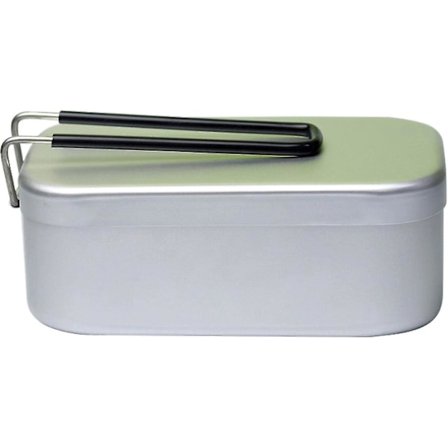 Udendørs Aluminiumsmadkasse, Camping Skål Med Låg