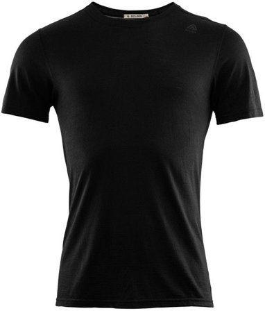 Aclima M's LightWool Undershirt Tee Jet Black