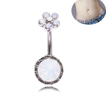 Navle-Belly Button Ring Kropspiercing Blomst
