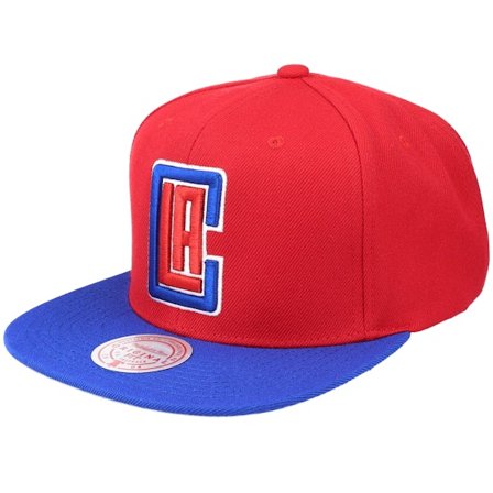 Mitchell & Ness - NBA Rot snapback Cap - Los Angeles Clippers Team 2 Tone 2.0 Red/Royal Snapback @ Hatstore