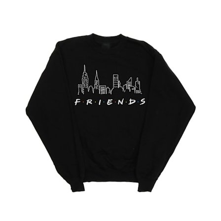 Friends Dam/Damer Skyline Logo Sweatshirt L Svart