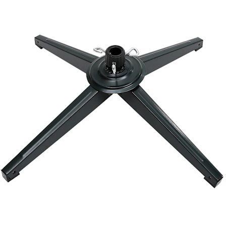 Juletræsfod i jern, metal juletræsfod, skrueplade, juletræsfod (54X16CM, grøn)