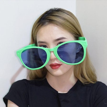 Store briller Firkantede briller GRØNN