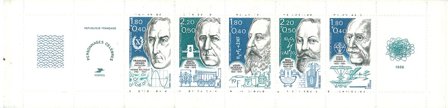 Frankrig 1986 - YT BC2400A - Berømte Personer hæfte