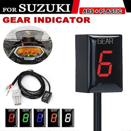 Gear Display Indicator til Suzuki Gsxr1000 2003 Gsxr600 Gsxr750 Gsxr 650 750 2004 2005 Motorcykel Tilbehør 1-6 Trins Display