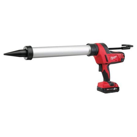 Milwaukee C18 PCG/600A-201B Fugepistol med batteri og oplader, Maskiner