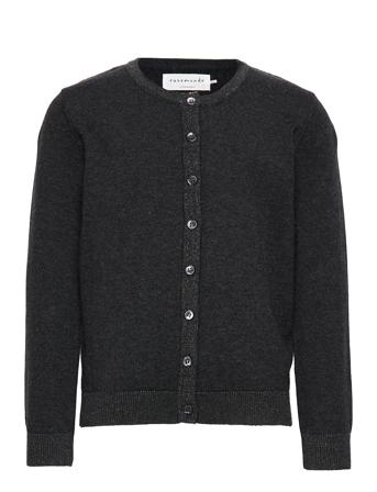 Cardigan Ls Strikkegenser Cardigan Grå Rosemunde Kids