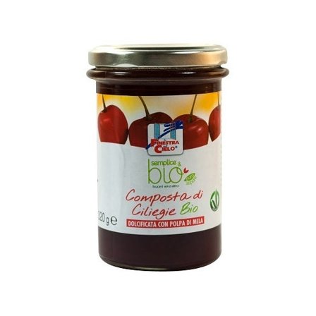 Composta Di Ciliegie Con Polpa Di Mela Bio 320g