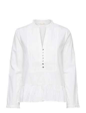 Tove Blouse Bluse Langermet Hvit ODD MOLLY