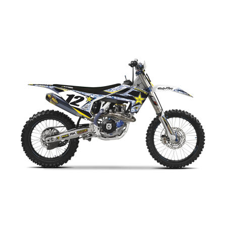 Stickerset Blackbird Rockstar Energy - Husqvarna FC 450 2016-2018