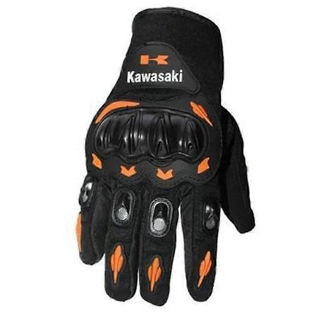 Handsker Nye 1Par Kawasaki Full Finger Motorcykelhandsker Motocross Luvas Guantes Moto Racing Beskyttelsesudstyr Handske