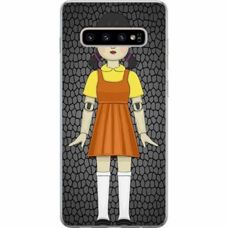 Samsung Galaxy S10+ Genomskinligt Skal Squid Game